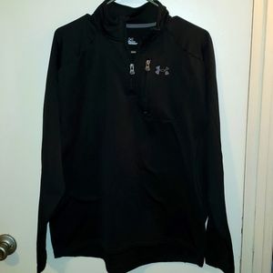 Large Black Under Armour 1/4 Zip Jacket